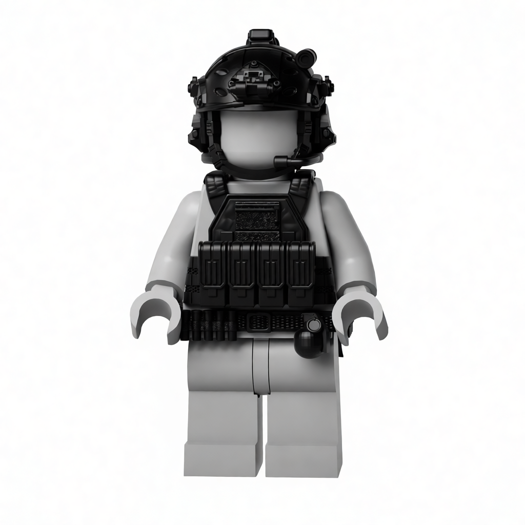 Ranger Helmet for Brick Minifigures