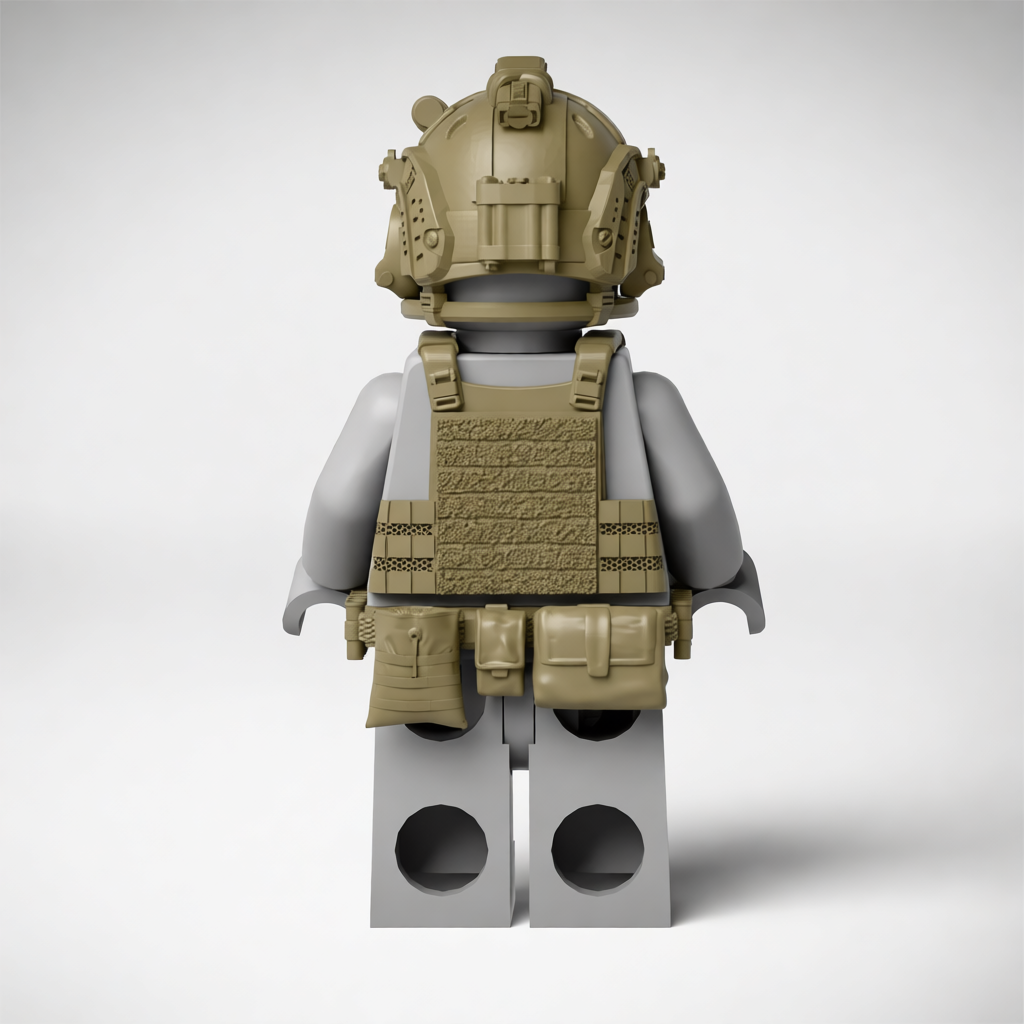 Ranger Helmet for Brick Minifigures