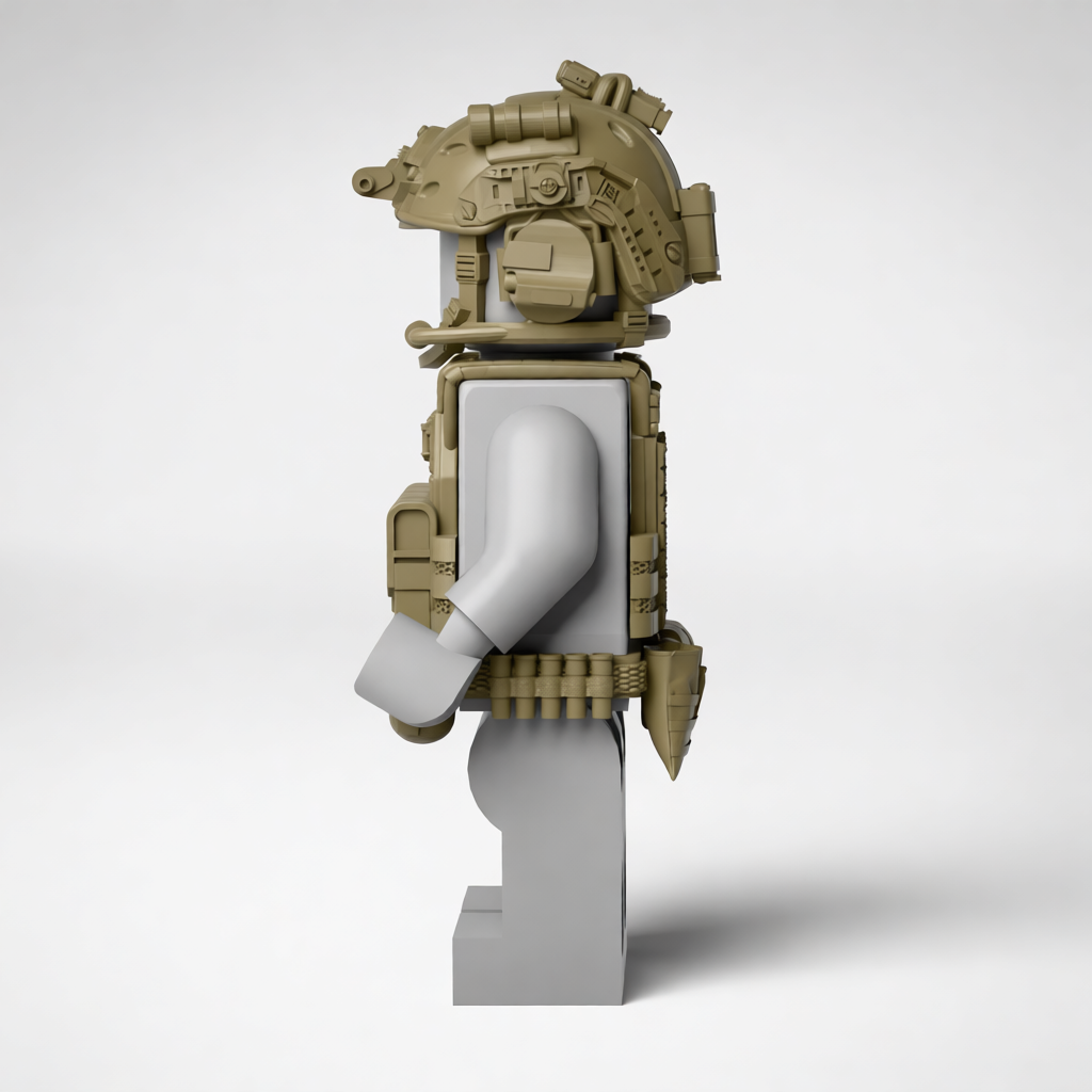 Ranger Helmet for Brick Minifigures