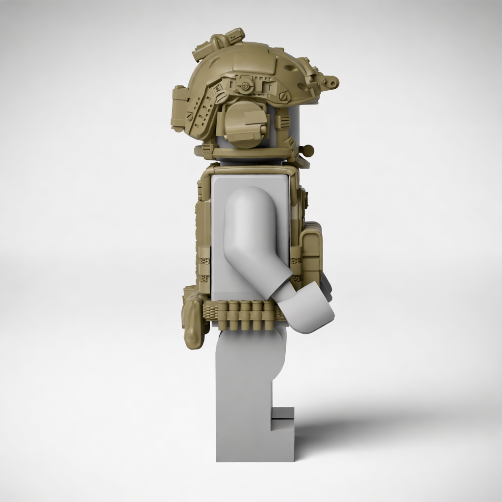 Ranger Helmet for Brick Minifigures