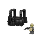 Lightweight Recon Chest Rig for Brick Minifigures