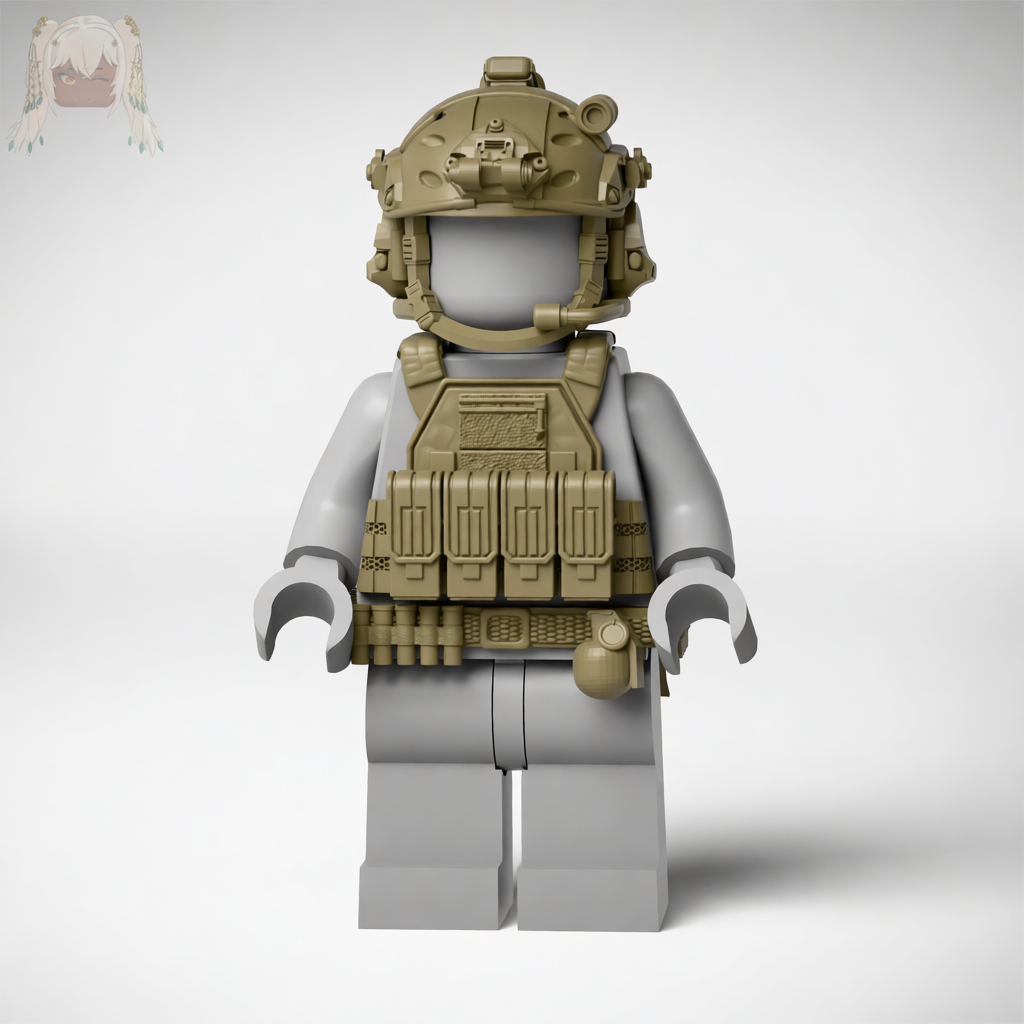 FAST Helmet Bulk Pack for Brick Minifigures