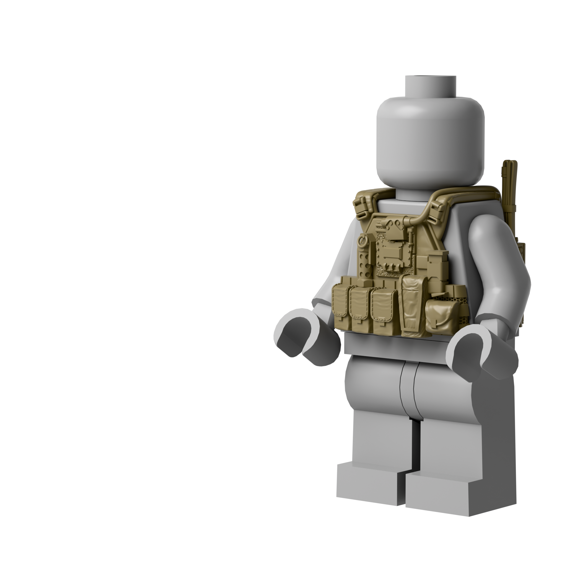 RE Tactical Vest 6-Piece Set for Brick Minifigures