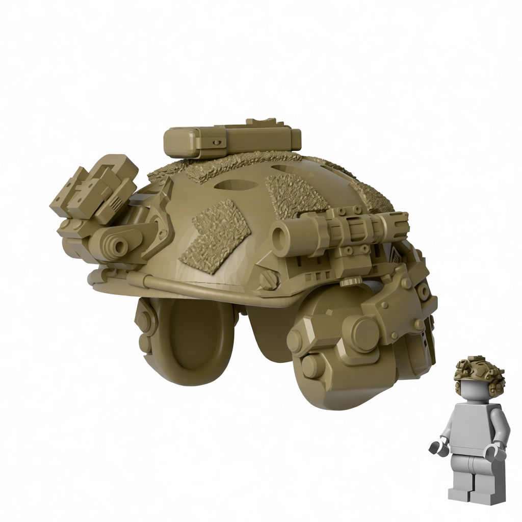 Ranger Helmet for Brick Minifigures