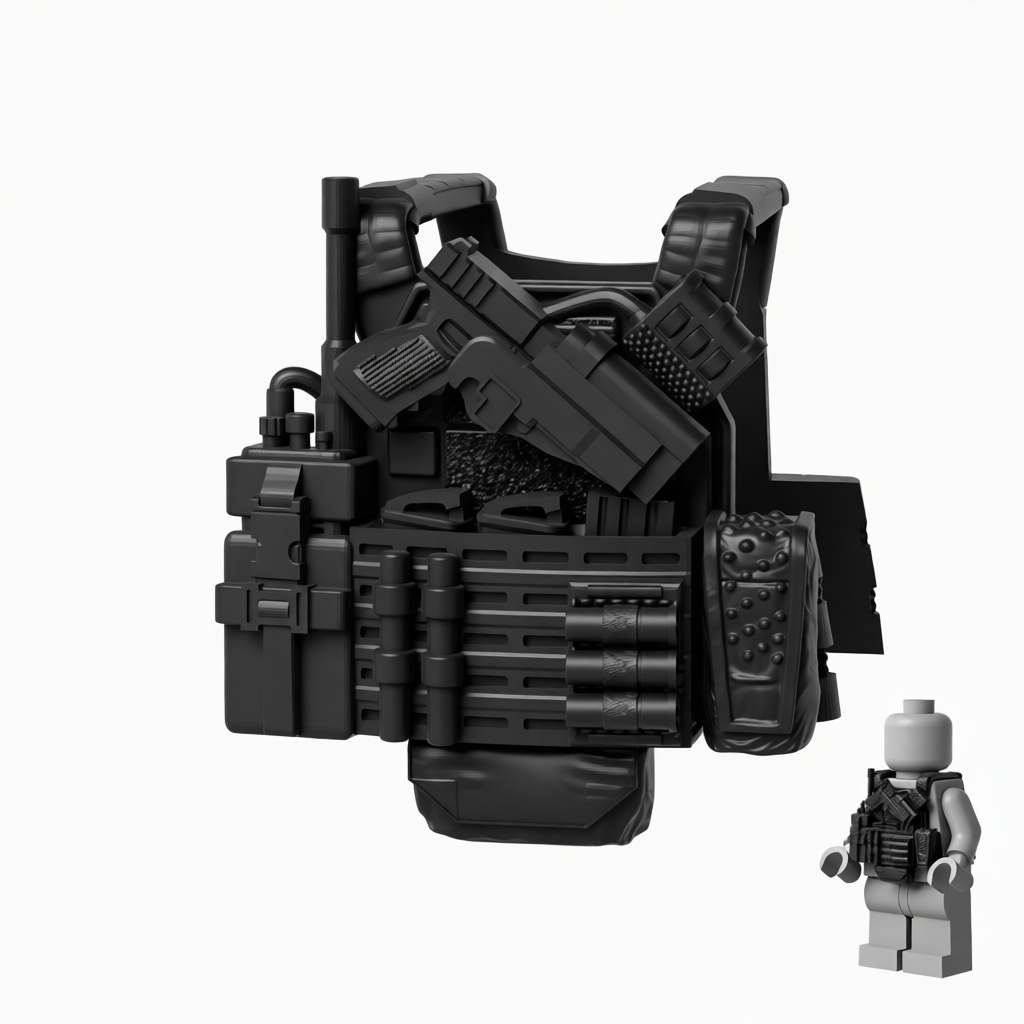 RE8 Tactical Vest – Black