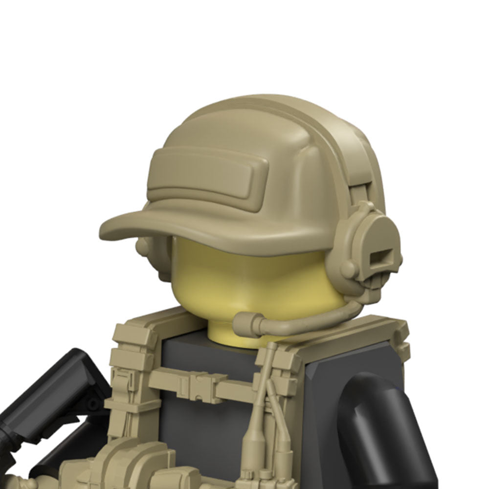 Flight Crew Helmet for Brick Minifigures