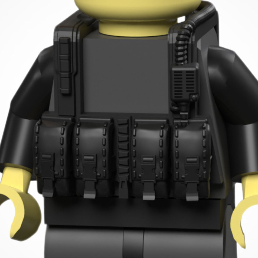 Tactical Chest Rig V2 for Brick Minifigures