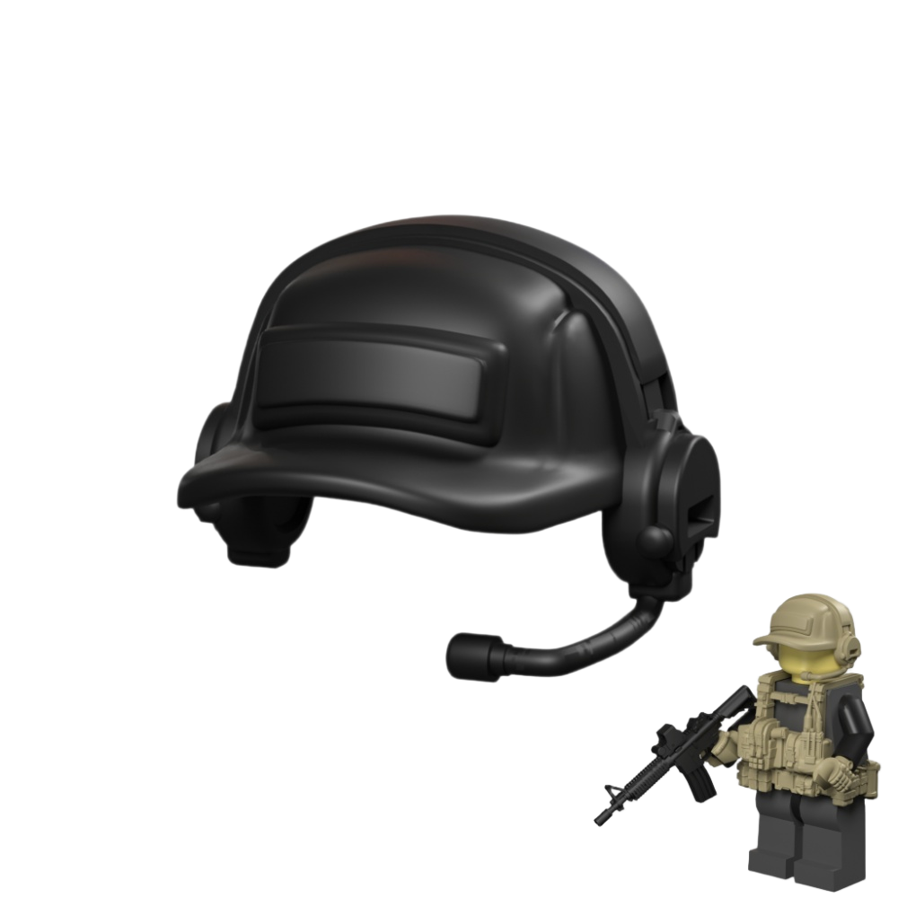 Flight Crew Helmet for Brick Minifigures