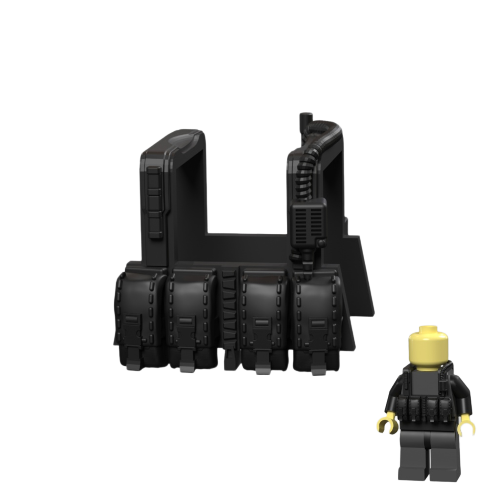 Tactical Chest Rig V2 for Brick Minifigures