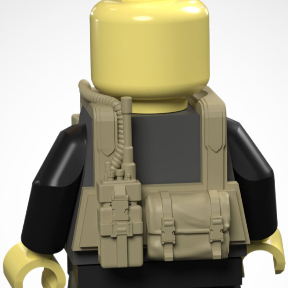 Tactical Chest Rig V2 for Brick Minifigures