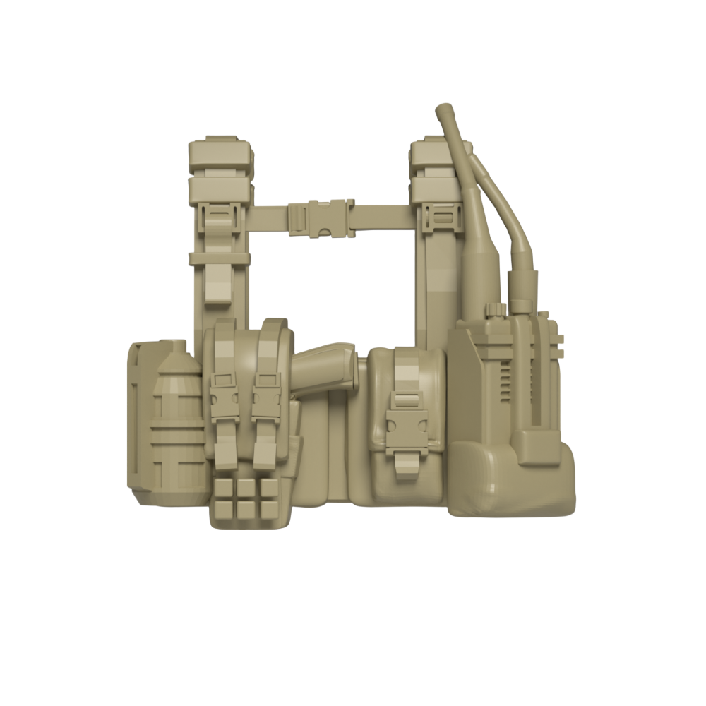 Scout Chest Rig for Brick Minifigures