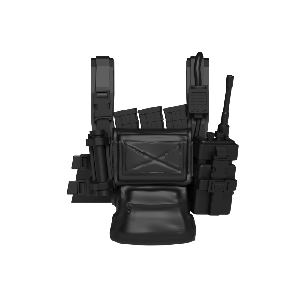 Tactical Chest Rig for Military Brick Minifigures