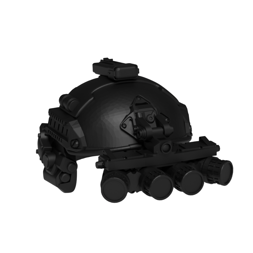 Quad Tube NVG for Tactical Brick Minifigures