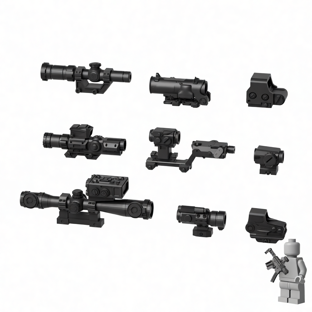 PJ5 Optics Accessory Pack for Brick Minifigures