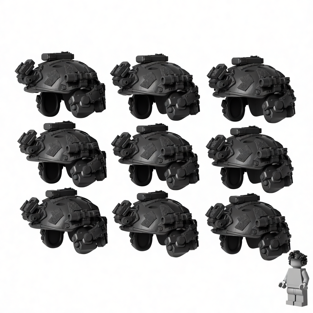 Ranger Helmet for Brick Minifigures