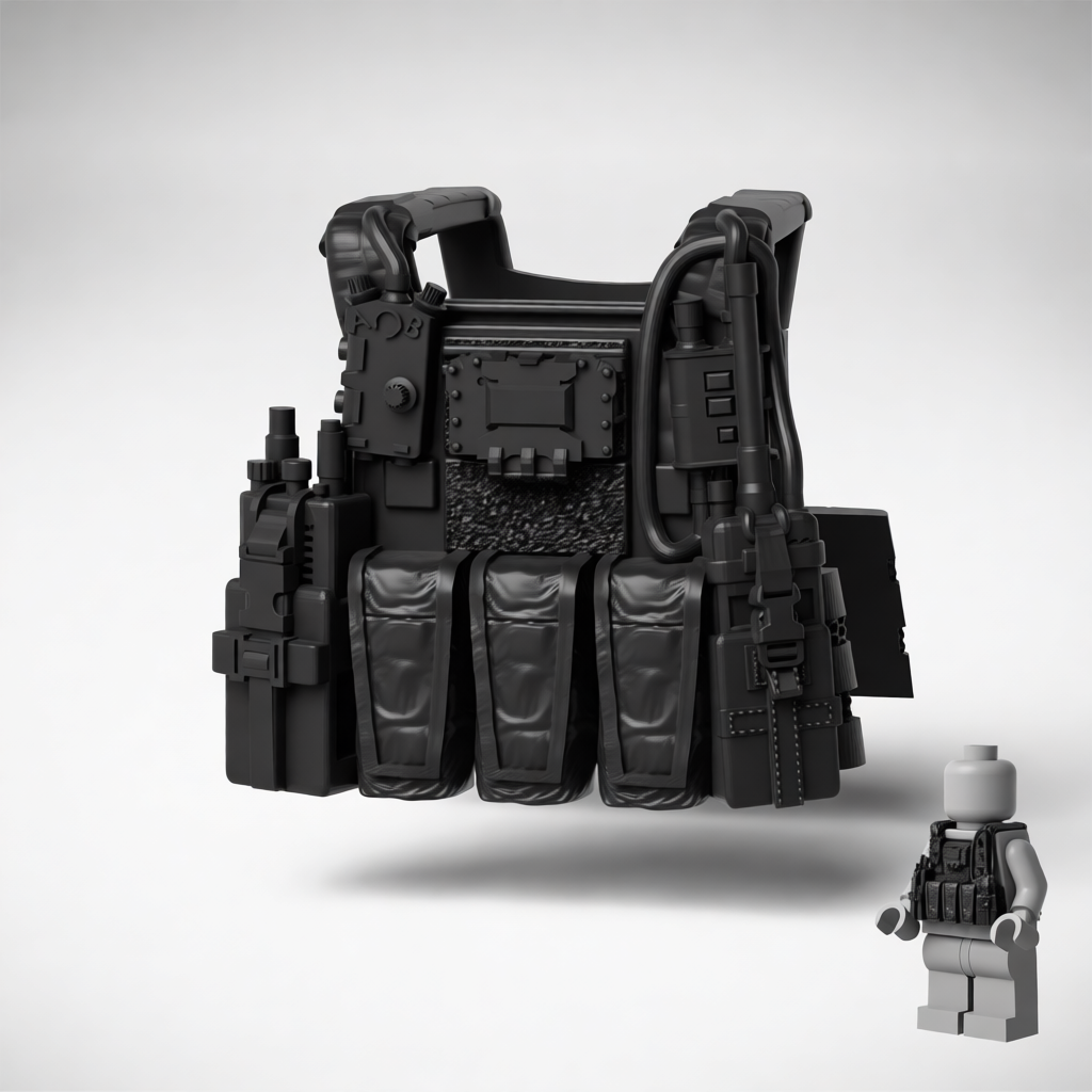 RE8 Tactical Vest – Black