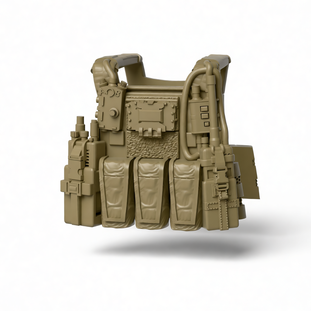 RE8 Tactical Vest – Desert Tan