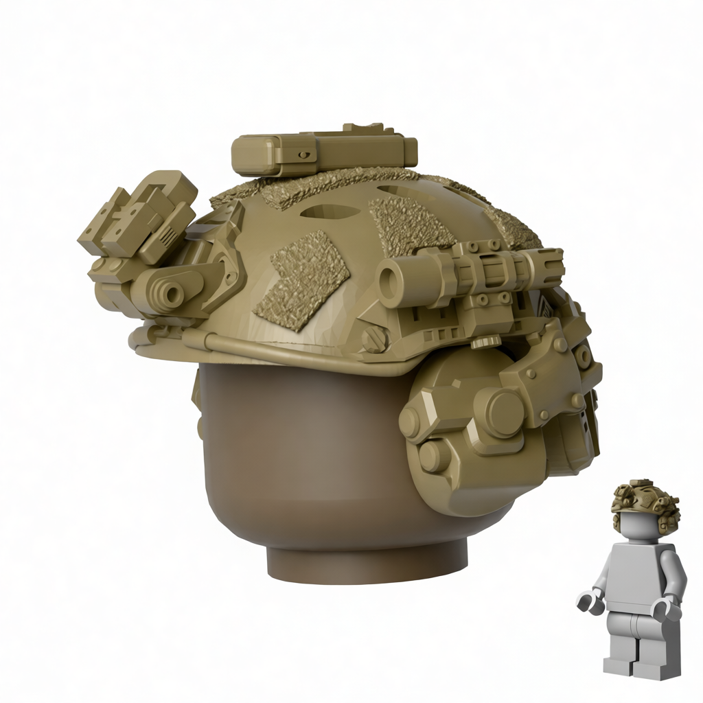 Ranger Helmet for Brick Minifigures