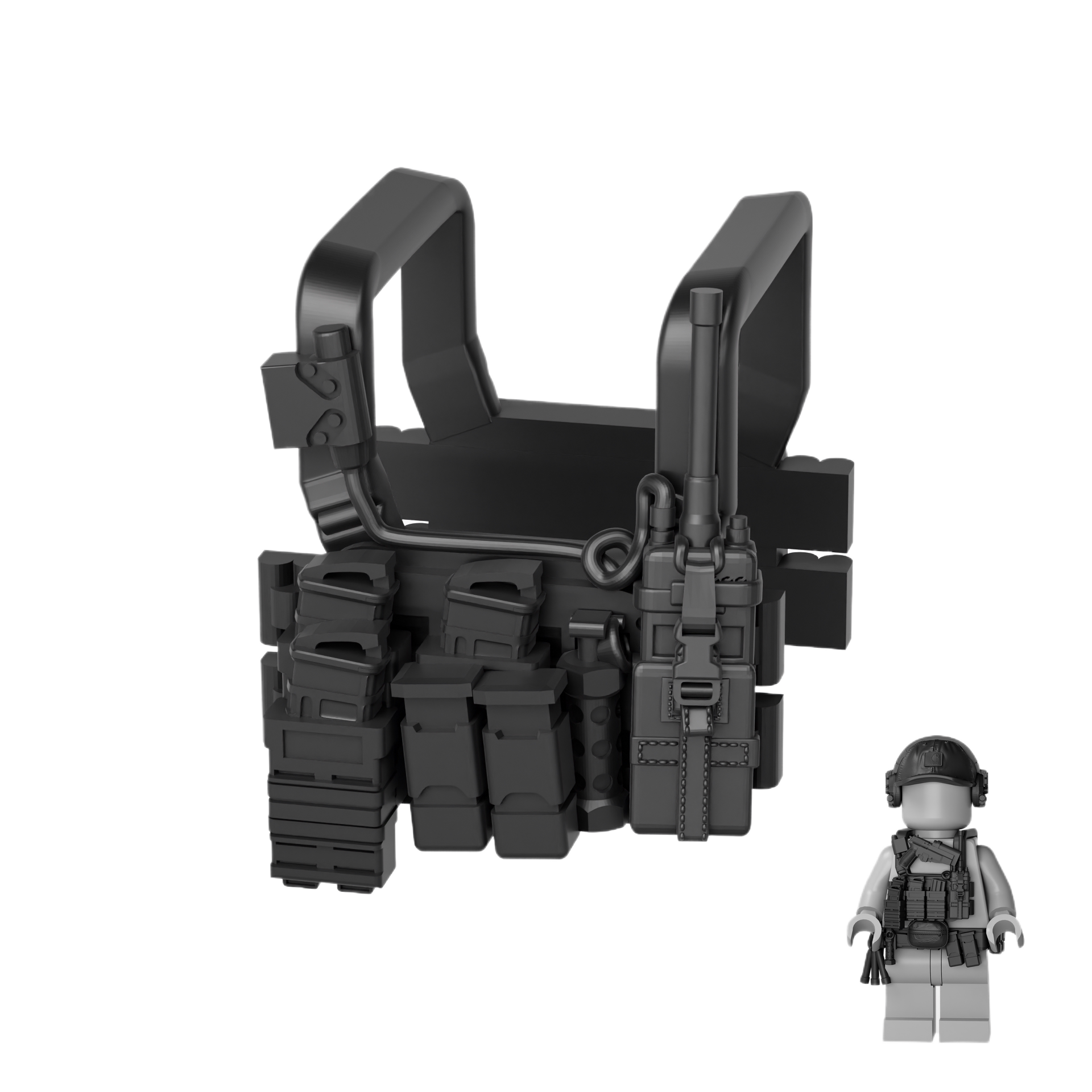 V7 Chest Rig System for Brick Minifigures