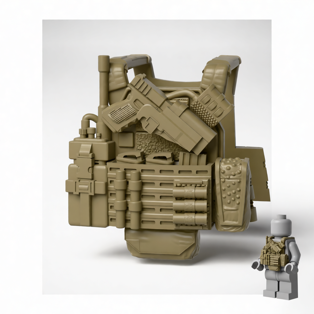 RE8 Tactical Vest – Desert Tan
