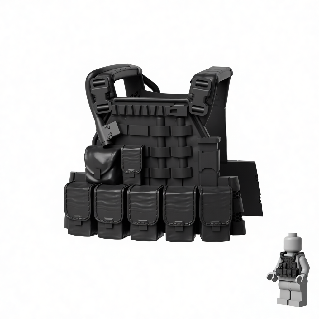 Bear Hunter Tactical Vest – Black