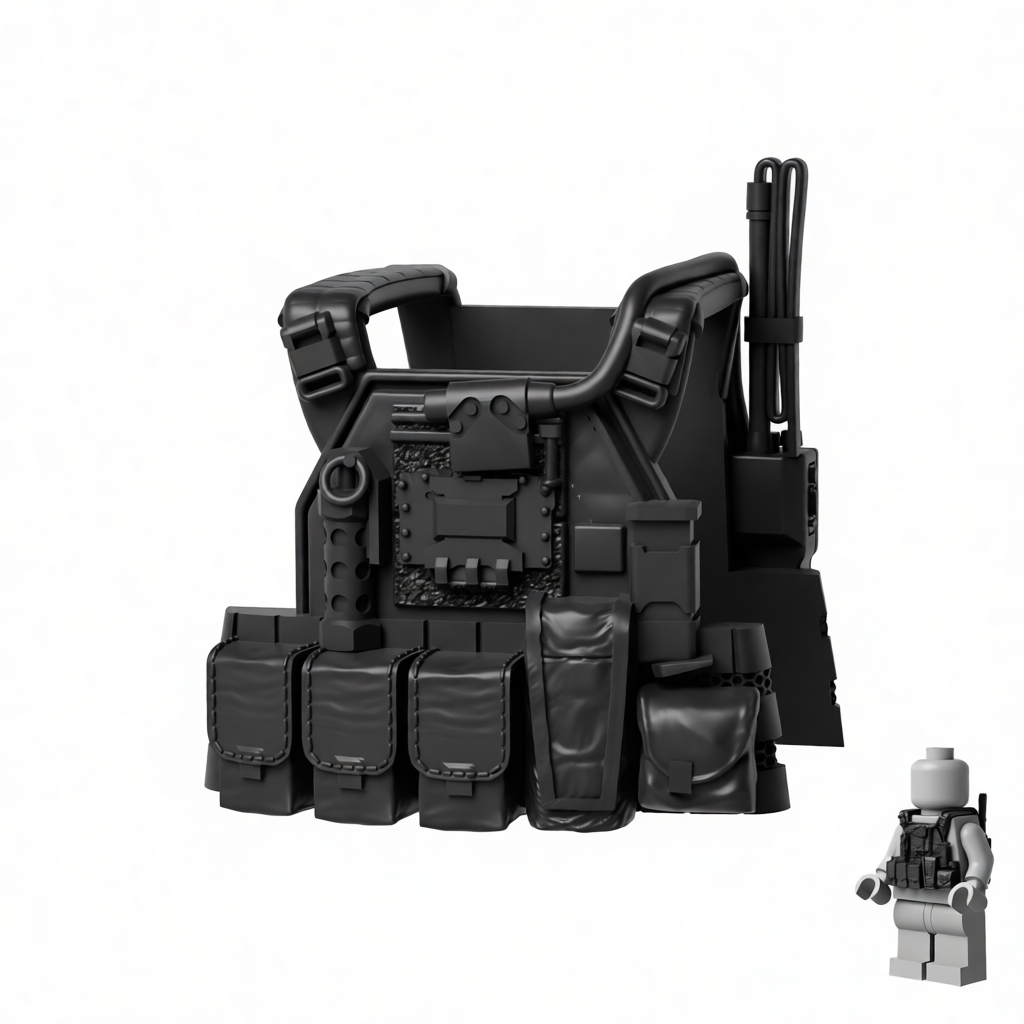 Bear Hunter Tactical Vest – Black